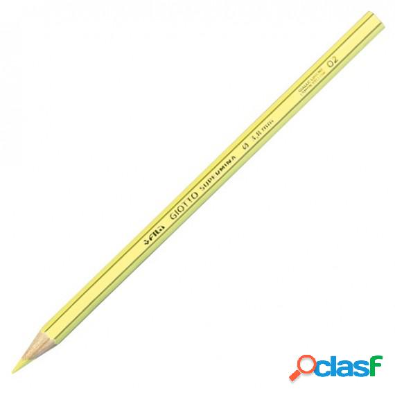 Pastello Supermina - mina 3,8 mm - giallo limone 02 - Giotto