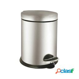 Pattumiera a pedale Bin Basic - 3 L - acciaio inox - Medial