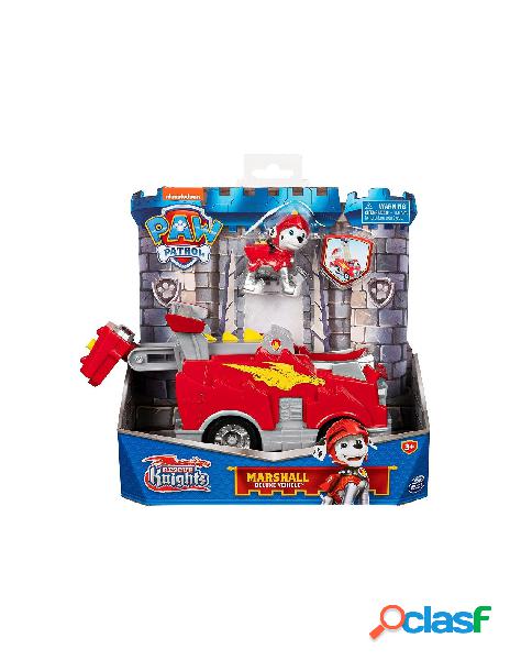 Paw patrol veicolo tematizzato di marshall rescue knights