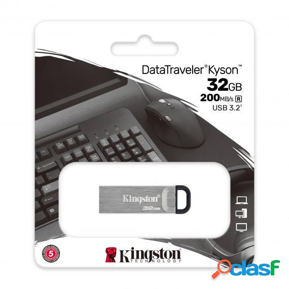 Pendrive Kingston Dtkn 32Gb Data Traveler Kyson In Metallo