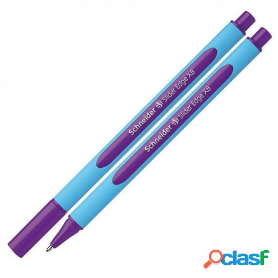 Penna a sfera Slider Edge - tratto XB - viola - Schneider