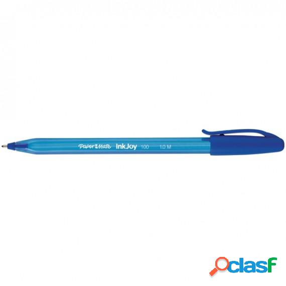 Penna a sfera con cappuccio Inkjoy 100 - punta 1,0mm - blu -