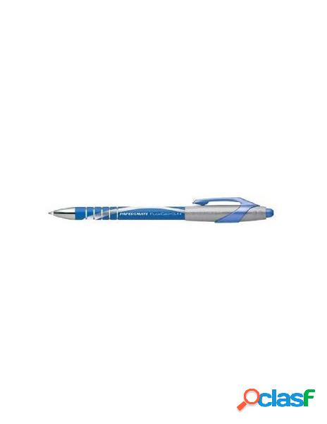 Penna papermate flexgrip punta rientrante bp colore blu