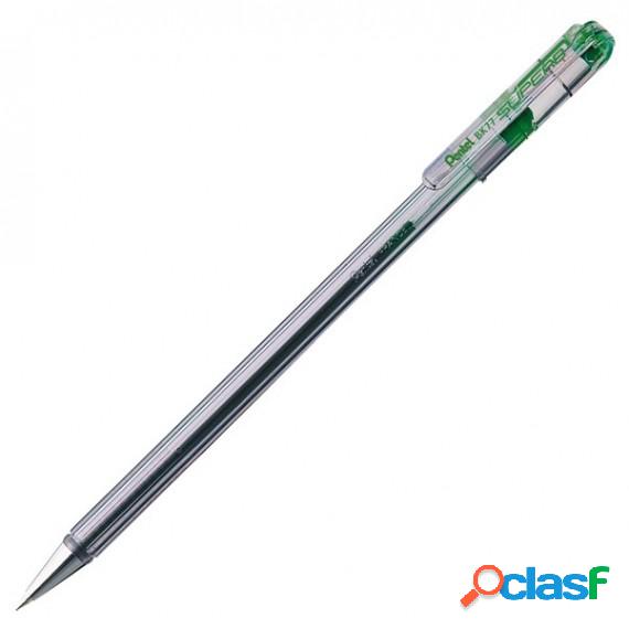 Penna sfera Superb - punta 0,7 mm - verde - Pentel