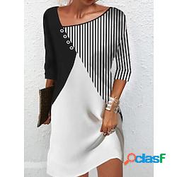 Per donna Abito casual Abito da lavoro Vestito a trapezio