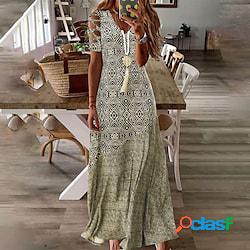 Per donna Abito casual Vestito svasato Abito boho Abito