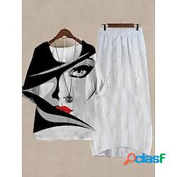 Per donna Set di vestiti a due pezzi Abito casual Vestito