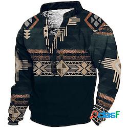 Per uomo Felpa Maglione Blu denim Verde Nero Viola