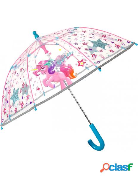 Perletti - cool kids unicorn ombrello bambini a bastone con