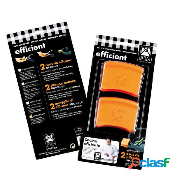 Pintinox Efficient Due Presine In Silicone Arancio Per