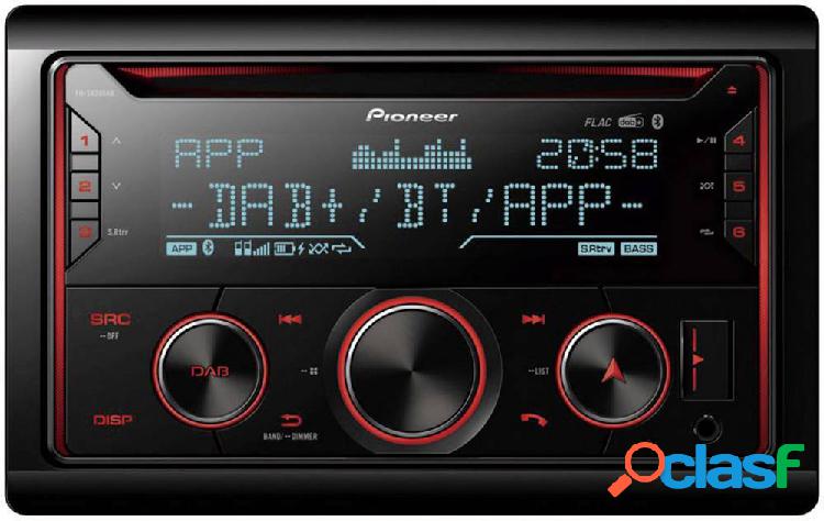 Pioneer FH-S820DAB Autoradio doppio DIN Sintonizzatore DAB+,