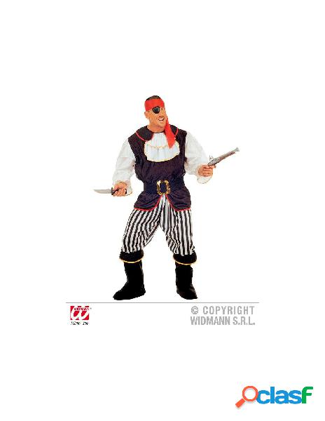 Pirata (casacca con jabot, pantaloni, cintura, copristivali,