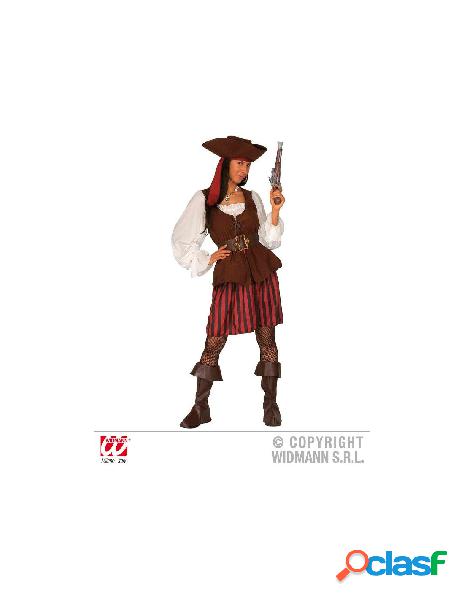 Piratessa (vestito con gilet, cintura, copristivali, fascia