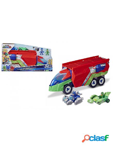 Pj masks - pj masks camion lanciatore e 2 veicoli
