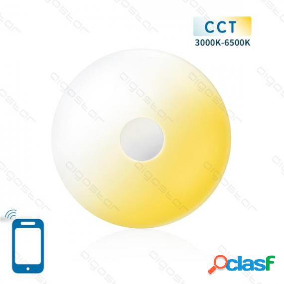 Plafoniera Smart 18W Wifi Cct 3000K-6500K 1300 Lumen