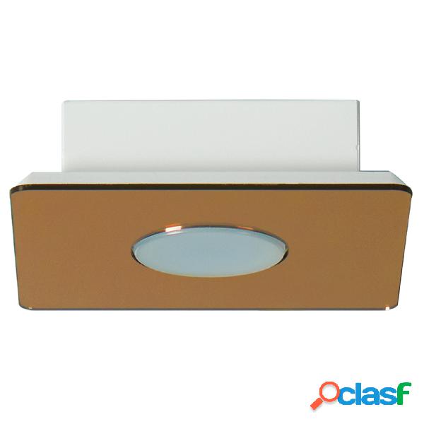 Plafoniera quadrata DAMA 1 Luce 22x22xh8 cm - 9 W in