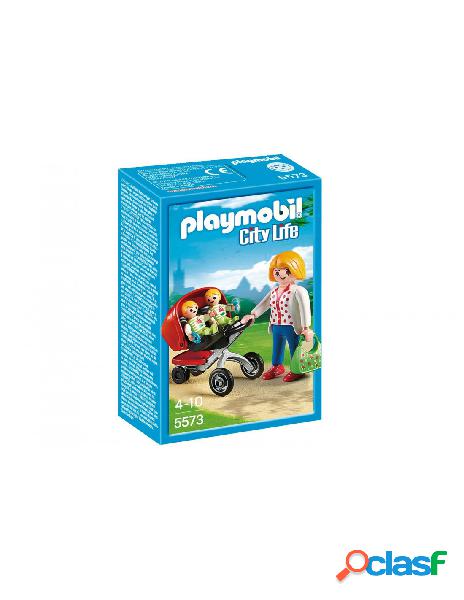 Playmobil - mamma con gemellini city life playmobil