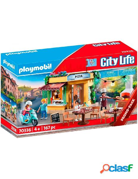 Playmobil - playmobil 70336 pizzeria con giardino