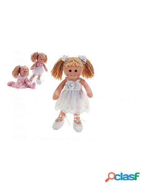 Plush e company - bambola carlina di pezza 35 cm