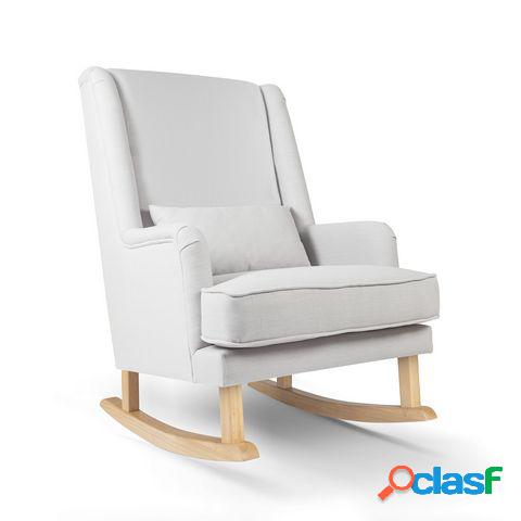 Poltrona Rocking Seat Bliss Rocker Silver Grey/Natural Legs