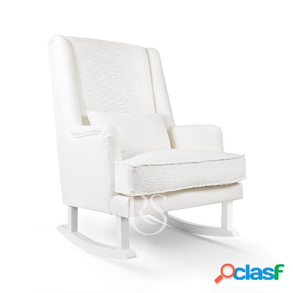 Poltrona Rocking Seat Bliss Rocker Snow White/White Legs