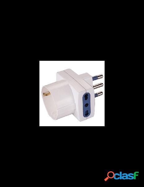 Poly pool - adattatore elettrico poly pool pp0468 bianco
