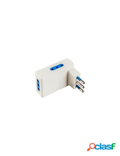 Poly pool - adattatore elettrico poly pool pp2347 bianco