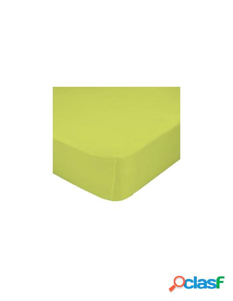 Pooch - lenzuolo inferiore tinta unita cotone green 60x120