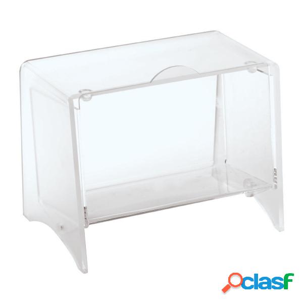 Porta Palette Plexiglass, 19x12,5xh 14 cm peso 0,62 kg