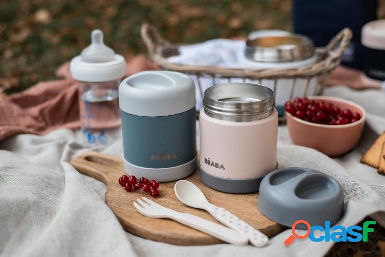 Porta Pappa Ermetico Bèaba Acciaio Inossidabile 300ml