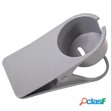 Portabicchieri da Tavolo Multifunzionale Clip-on - Grigio