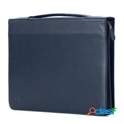 Portablocco Office - con manico - ecopelle - con zip - 28x36