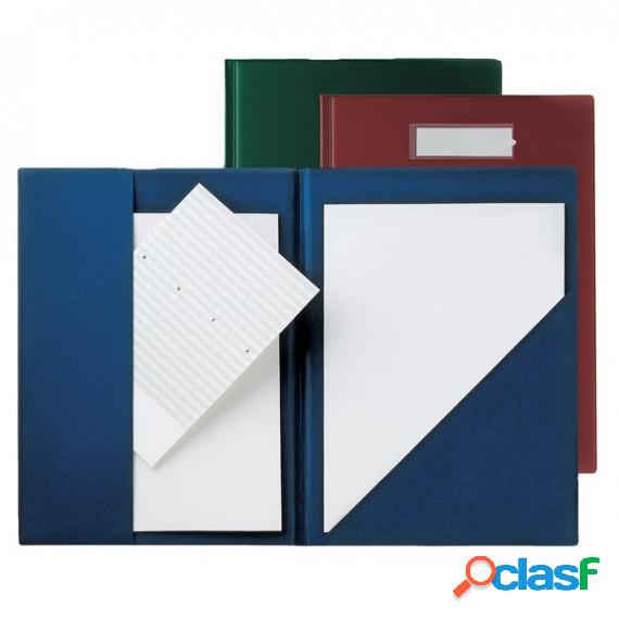 Portablocco con tasche Compla 71 - rosso - 23 x 33cm - Sei