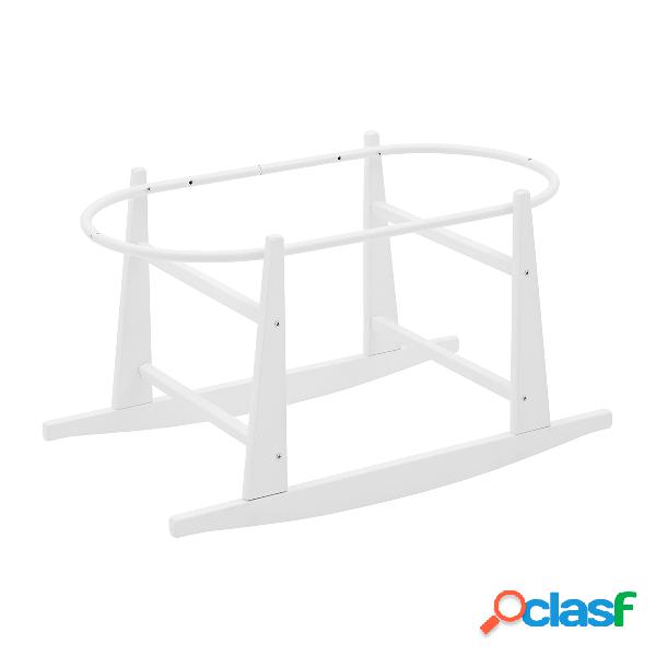 Portacestone Di Legno - Cuco Liso E 46.5X86X48.5 Cm Bianco