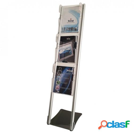 Portadepliant da terra Vision Ice - 3 tasche A4 - Tecnostyl