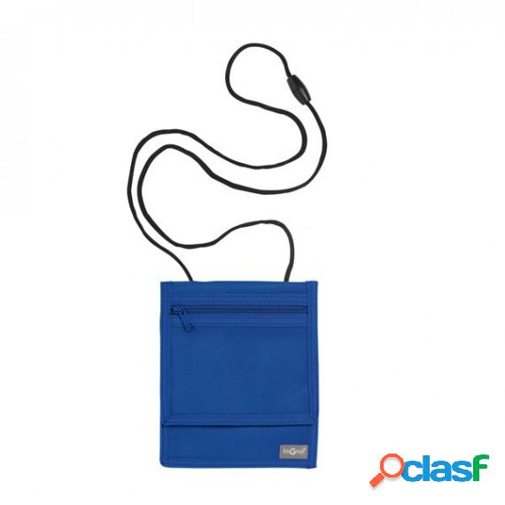 Portadocumenti da collo - XL - blu - Durable