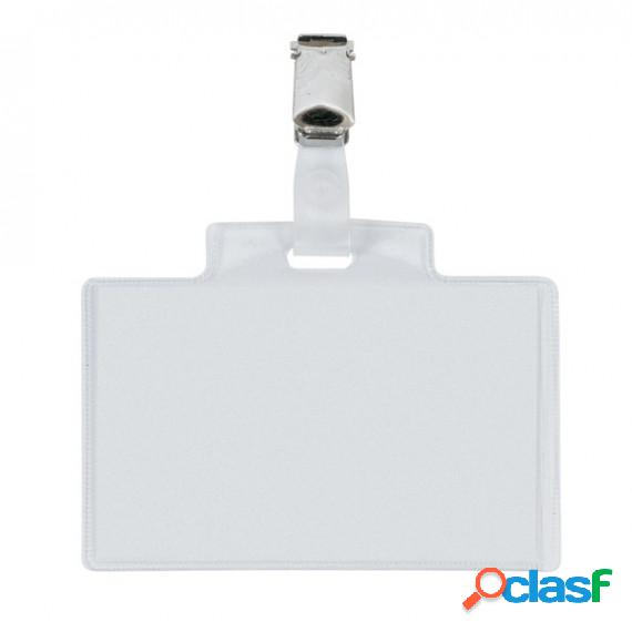 Portanome Pass 3 E - clip in metallo - 9,5 x 6 cm - Sei Rota