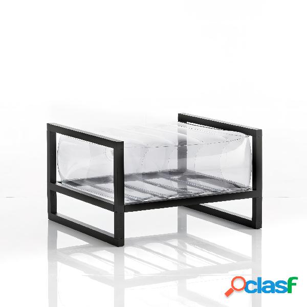 Pouf EKO gonfiabile con telaio in alluminio e TPU