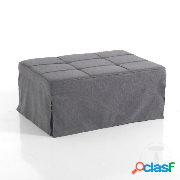 Pouf moderno trasformabile in chaise lounge e letto