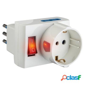 Pp2380 adattatore per presa di corrente tipo l (it) bianco