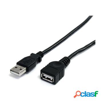 Prolunga usb 2.0 cm0,90 tipo a nera