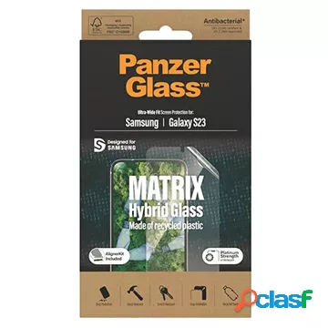 Proteggi Schermo PanzerGlass Matrix Hybrid Glass per Samsung