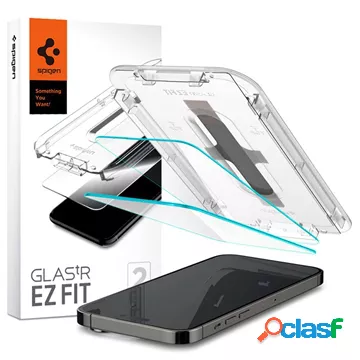 Proteggi Schermo Spigen Glas.tR Ez Fit iPhone 14 Pro Max - 2