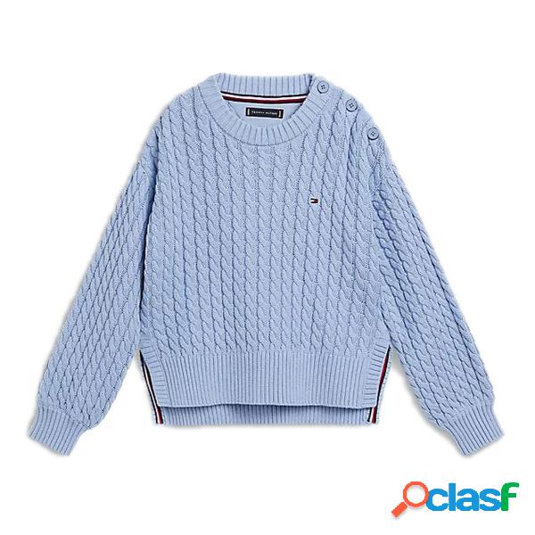 Pullover Tommy Hilfiger Cable (Colore: pearly blue, Taglia: