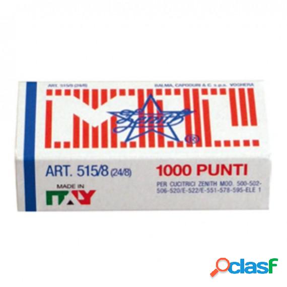 Punti 515/8 - 24/8 - acciaio naturale - metallo - Zenith -