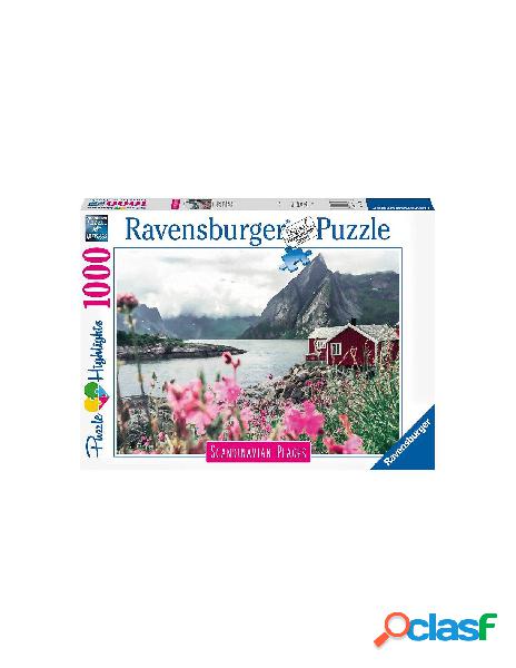 Puzzle 1000 pz - highlights lofoten, norvegia