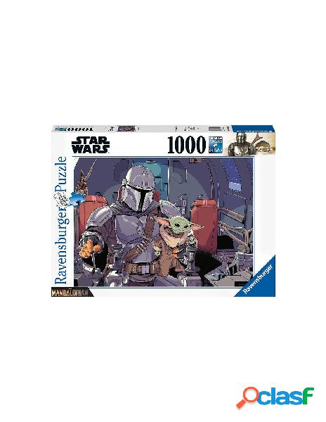 Puzzle 1000 pz - licenziati the mandalorian