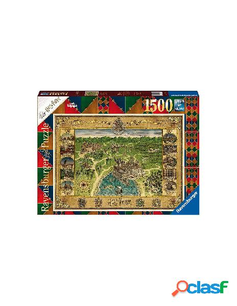 Puzzle 1500 pz harry potter - mappa di hogwarts