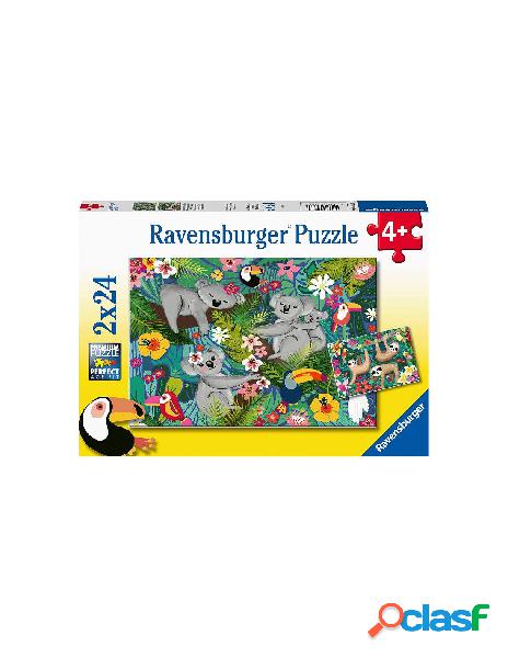 Puzzle 2x24 pz koala e bradipi