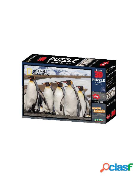 Puzzle 3d discovery penguins 500 pz